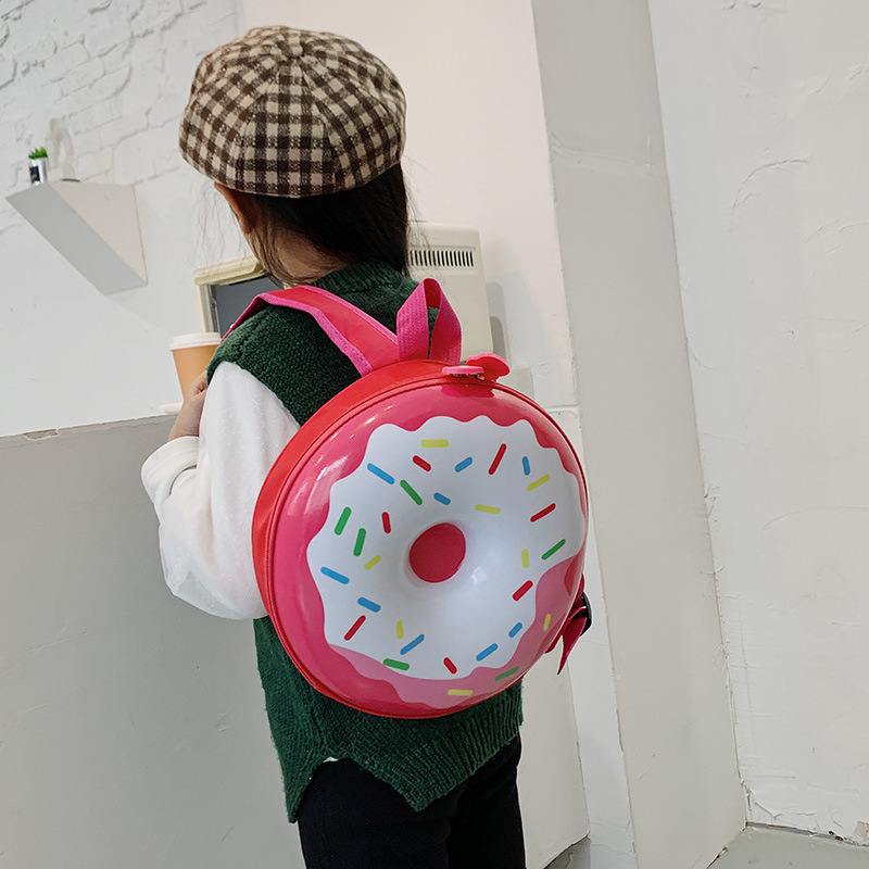School Backpack Teen - Cartoon Kinder Rucksack niedlichen Donut Eierschale