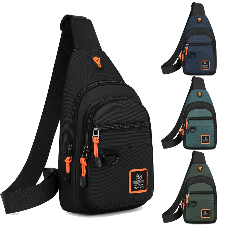 Hiking Backpack Waterproof - NEUE Herren-Brusttasche, Freizeit-Outdoor-Wandertasche, Fahrradtasche, Wasserdichte Sport-Umhängetasche,