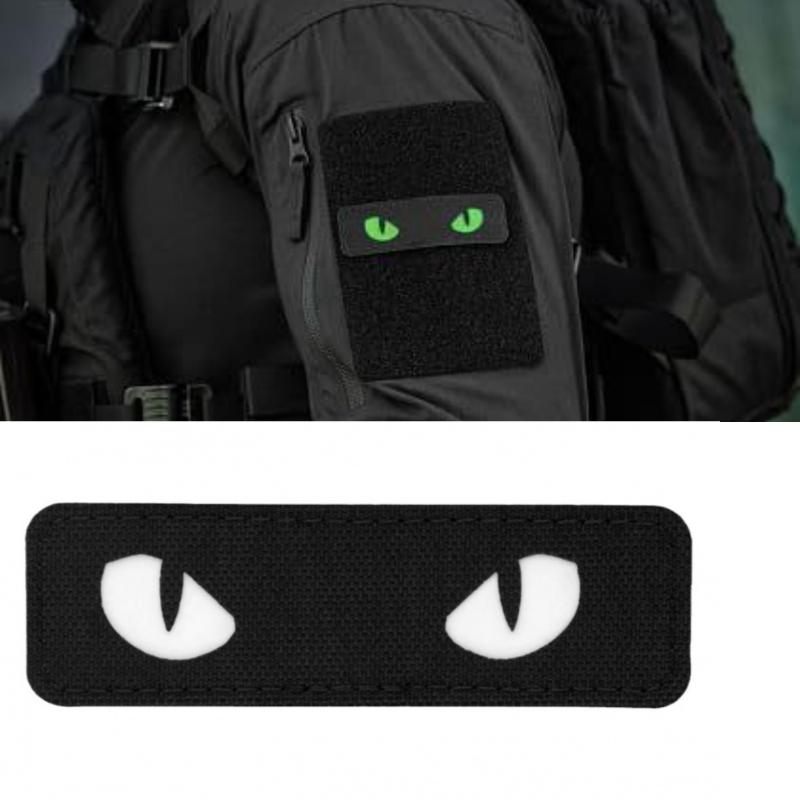 Urban Backpack Tactical - Militärische Moral-Patches mit Stickerei, Katzenaugen-Patches, taktische