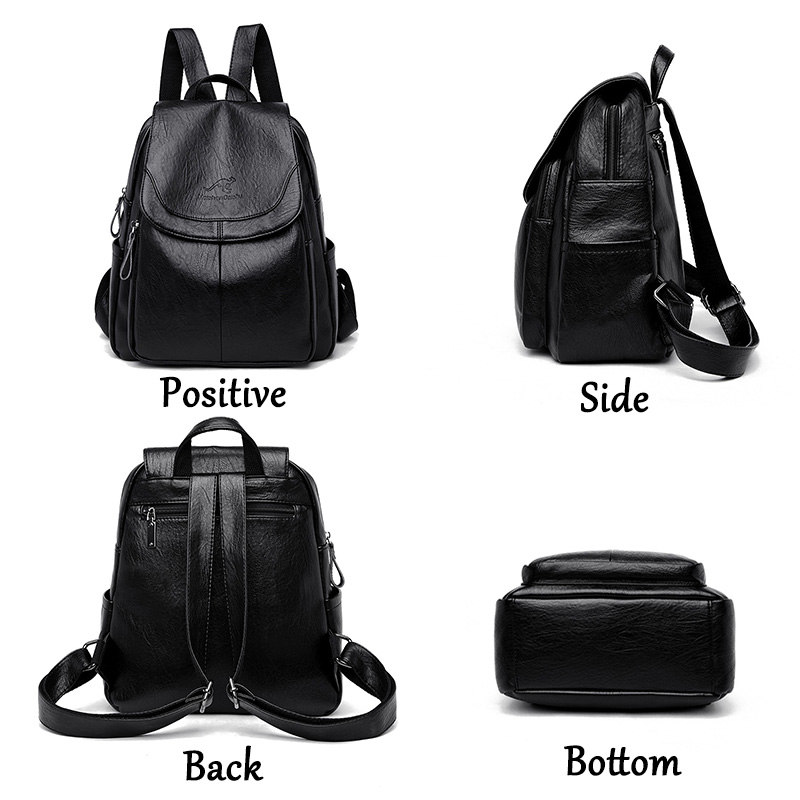 9-farbige Damen-Rucksäcke aus  – Leather Backpack Vintage Bewertung und Preis