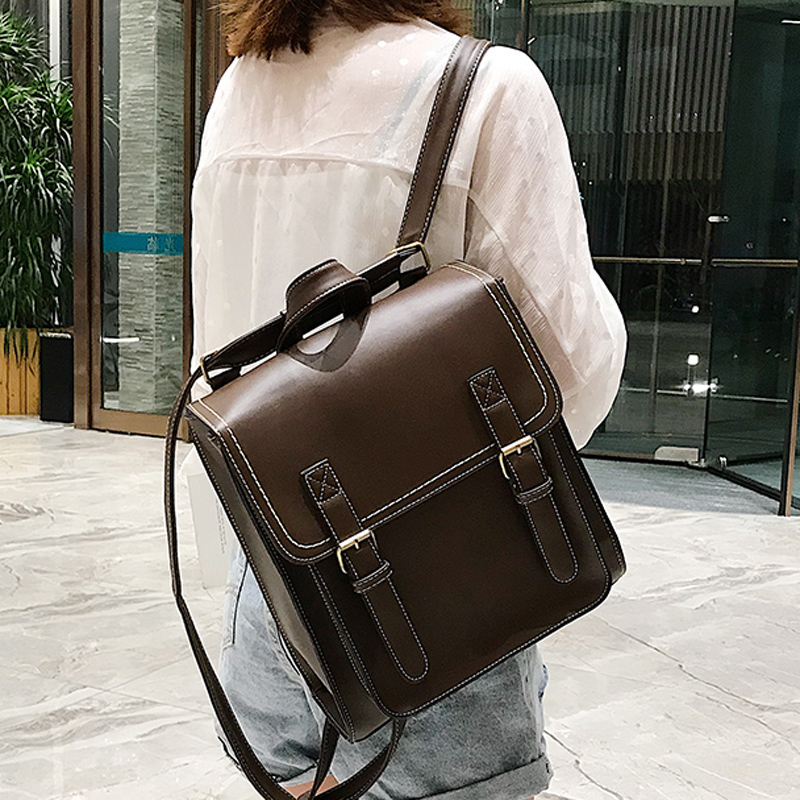 Vintage Rucksack Weiblichen Pu – Leather Backpack Vintage Bewertung und Preis